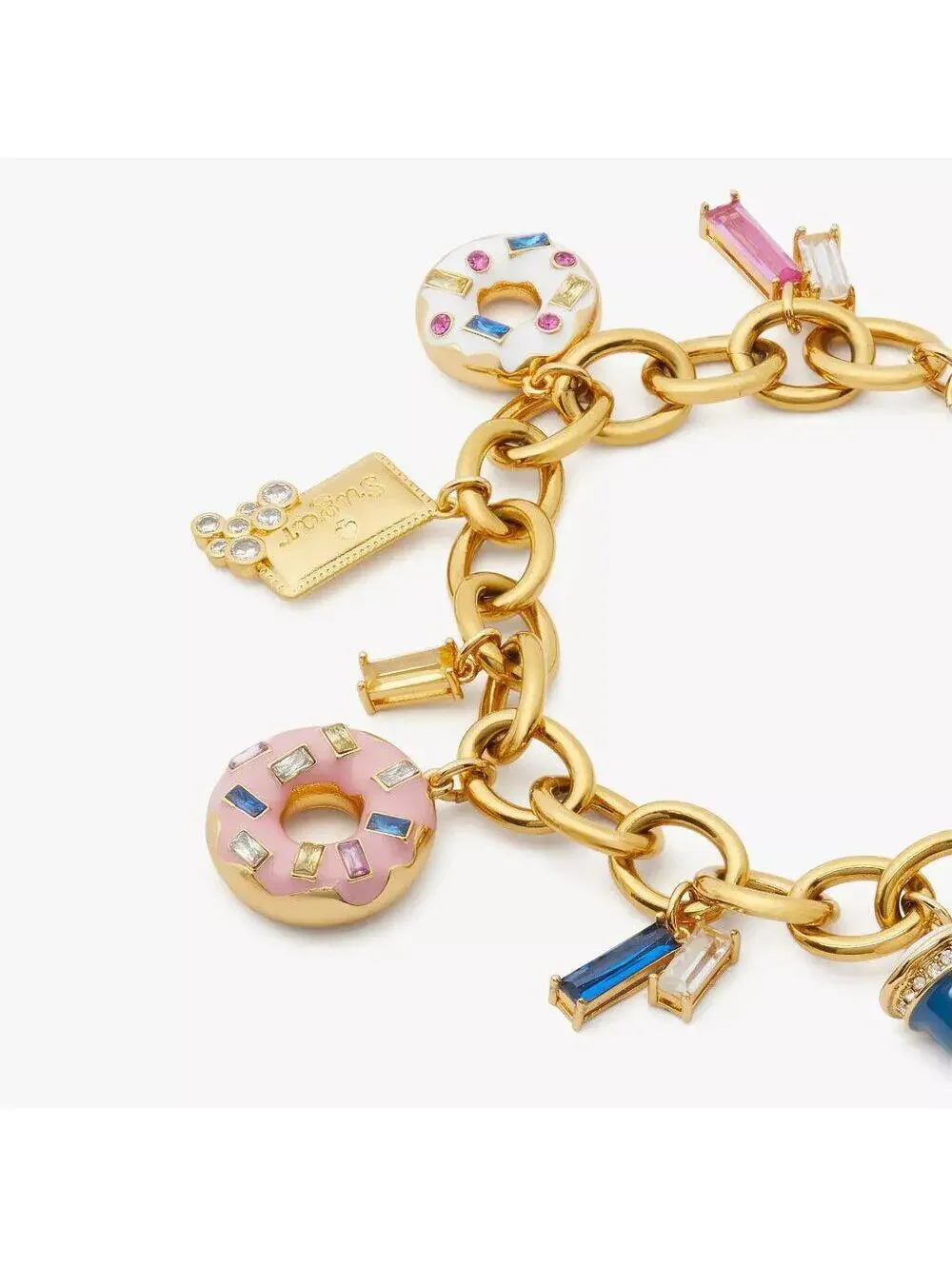 Kate Spade Coffee Break Donut Charm Bracelet - Picture 2 of 7